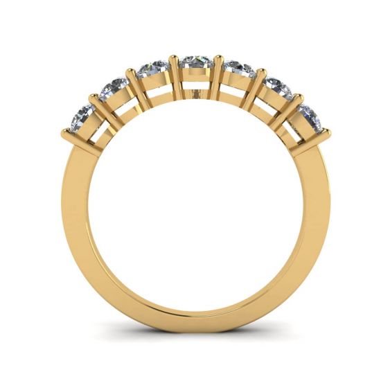 Eternal Seven Stone Diamond Ring in 18K Yellow Gold, More Image 0