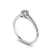 Diamond ring with side pave, Image 4