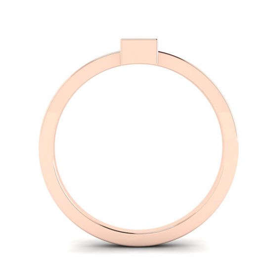 Princess Diamond Small Ring La Promesse Rose Gold, More Image 0