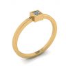 Princess Diamond Small Ring La Promesse Yellow Gold, Image 4