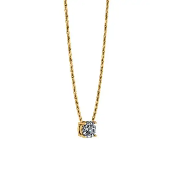 Thin gold diamond necklace online